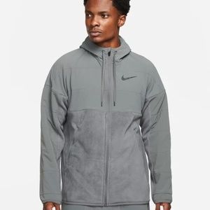 Nike Therma-FIT Winterized Full Zip Training Hoodie DD2128-068 (Grey)